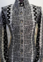 Black & White Lycra Shirt