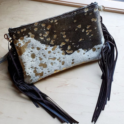 Leather Clutch Handbag