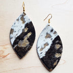 Oval Earring Mixed Metallic