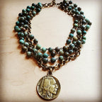 African Turquoise Necklace