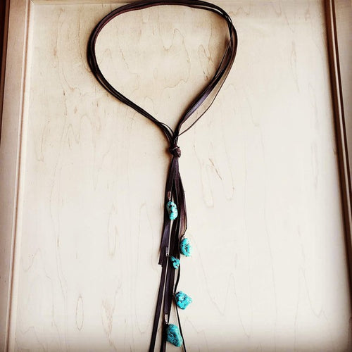 Leather Lasso Necklace