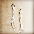 Leather Tassel Earrings