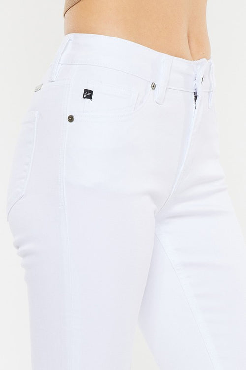 Kancan White Flare Jeans