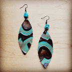 Oval Earrings in Turquoise Laredo