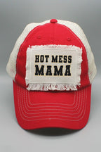 Bold Hot Mess Mama Trucker Hat