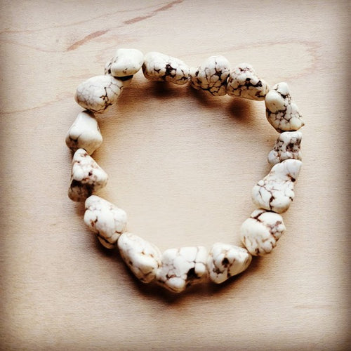 White Turquoise Bracelet - Brindle Boutique 