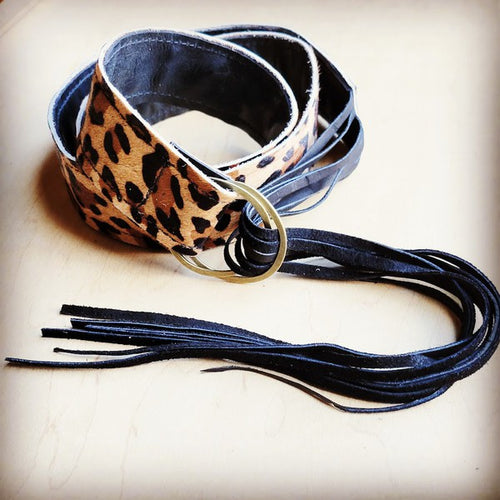 Leopard Belt 44 inches