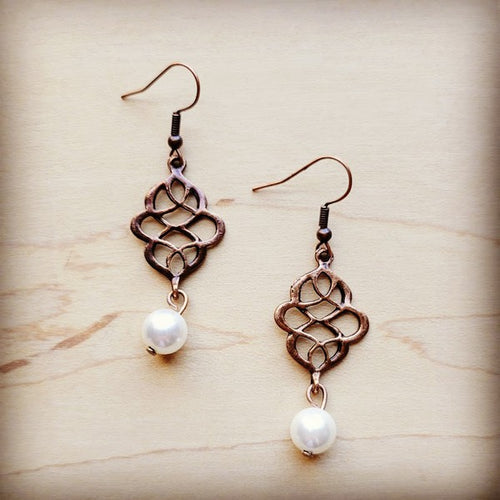 Scroll Drop Earrings