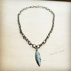 Necklace with Feather Pendant