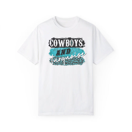 Cowboys and Turquoise Tee