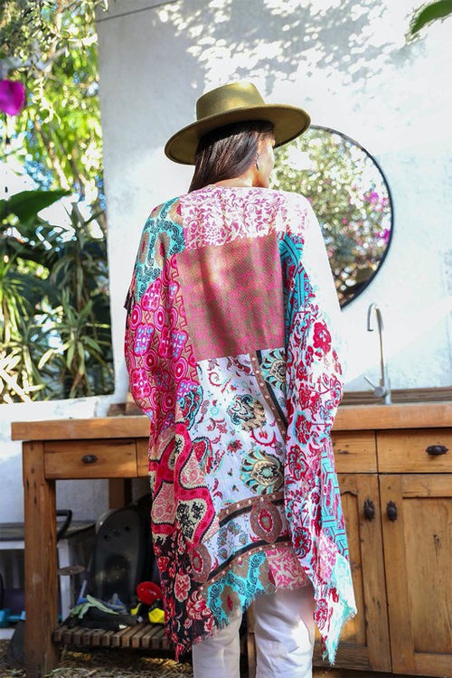 Boho Floral Kimono