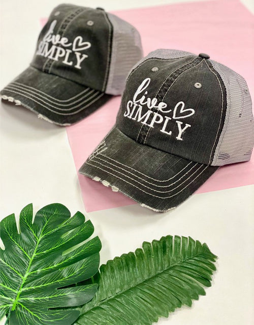 Live Simply Trucker Hat