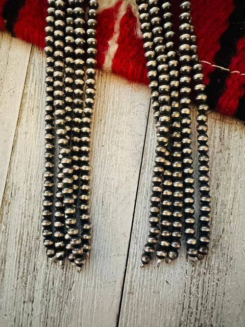 Navajo Beaded Tassel Earrings