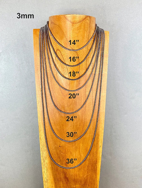 Navajo Pearl Necklace 3mm