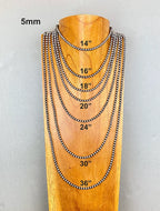 Navajo Pearl Necklace 5mm