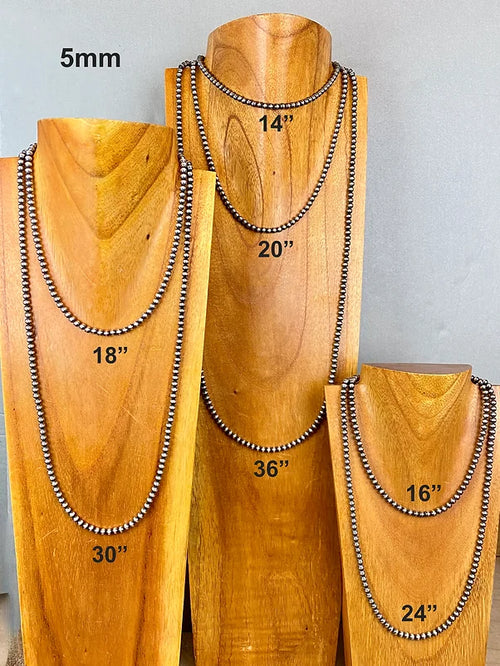 Navajo Pearl Necklace 5mm