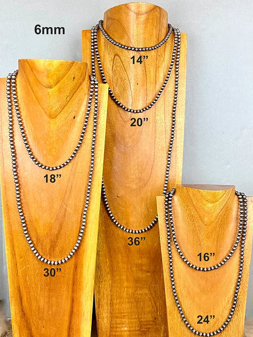 Navajo Pearl Necklace 6mm