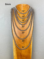Navajo Pearl Necklace 8mm
