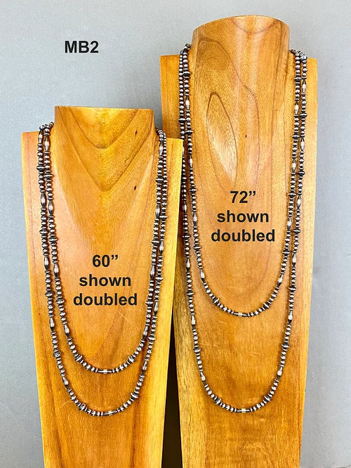 Navajo Pearl Necklace Mixed Beads 2
