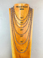 Navajo Pearl Necklace Mixed Beads 4