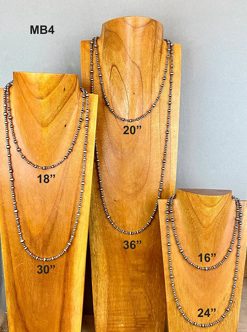 Navajo Pearl Necklace Mixed Beads 4