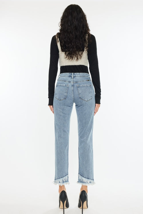 Kancan High Rise Straight Jeans