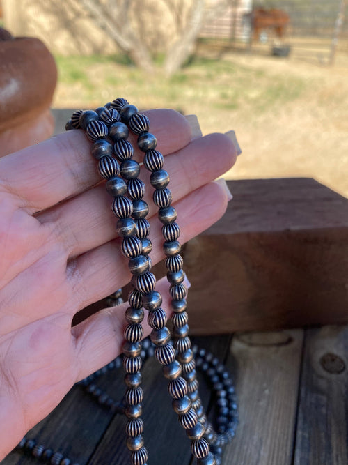 Navajo Pearls Necklace 70in