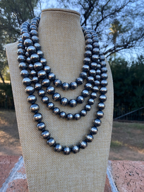 Navajo Pearls Necklace 12mm