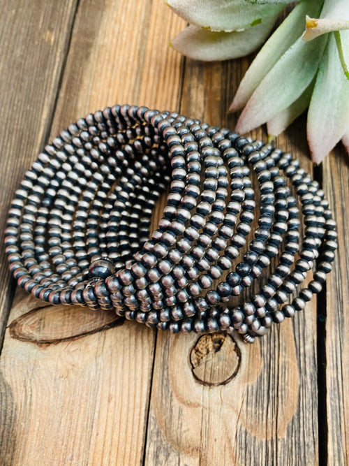 Navajo Pearl Beaded Wrap Bracelet