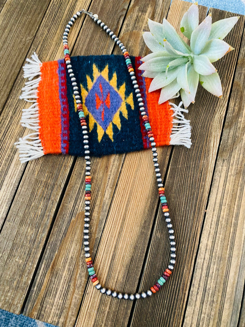Navajo Beaded Necklace 30in
