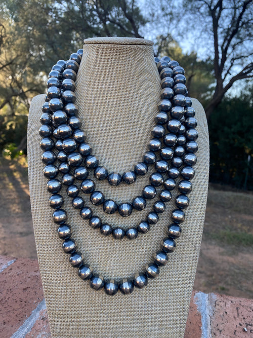 Navajo Pearls Necklace 12mm