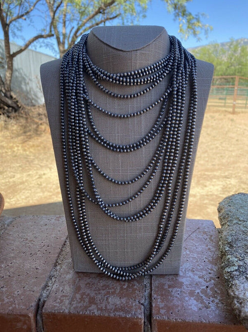 Navajo Pearls Necklace 4mm