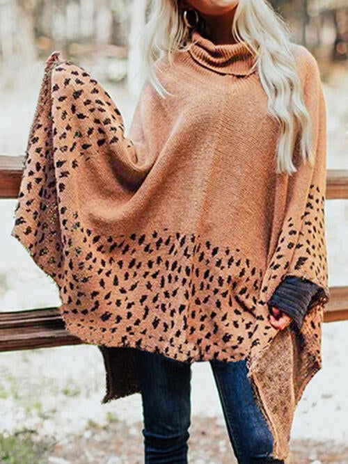 Leopard Poncho
