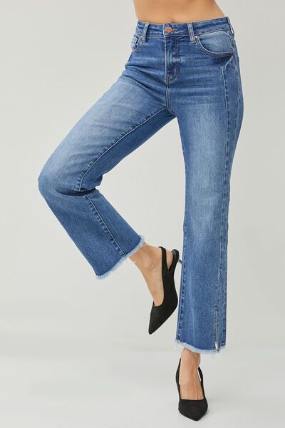 RISEN High Waist Straight Jeans