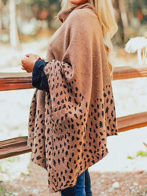Leopard Poncho
